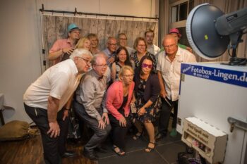 Partyfoto bei der Silberhochzeit eines Mitgliedes 2024