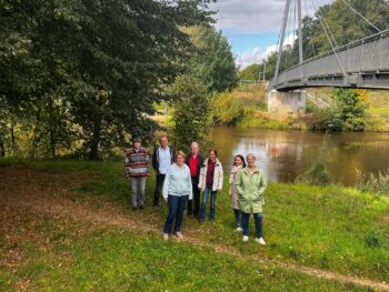 kleines Gruppenfoto beim Probenwochenende 2024 in Meppen