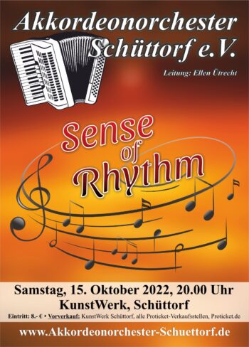 Plakat Konzert Sense of Rhythm 2022