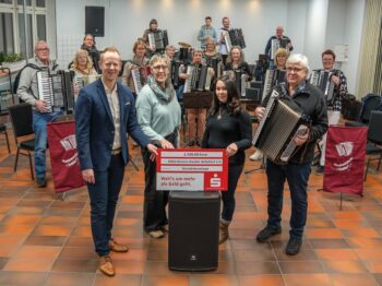 Scheckübergabe durch die Sparkassenstiftung 2026